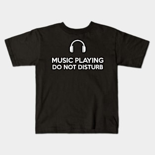 Music Playing Kids T-Shirt